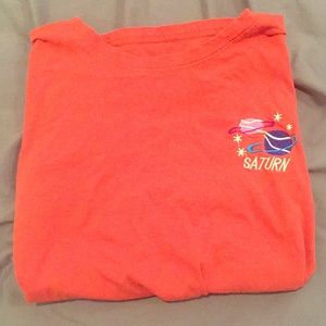 A Saturn graphic tee